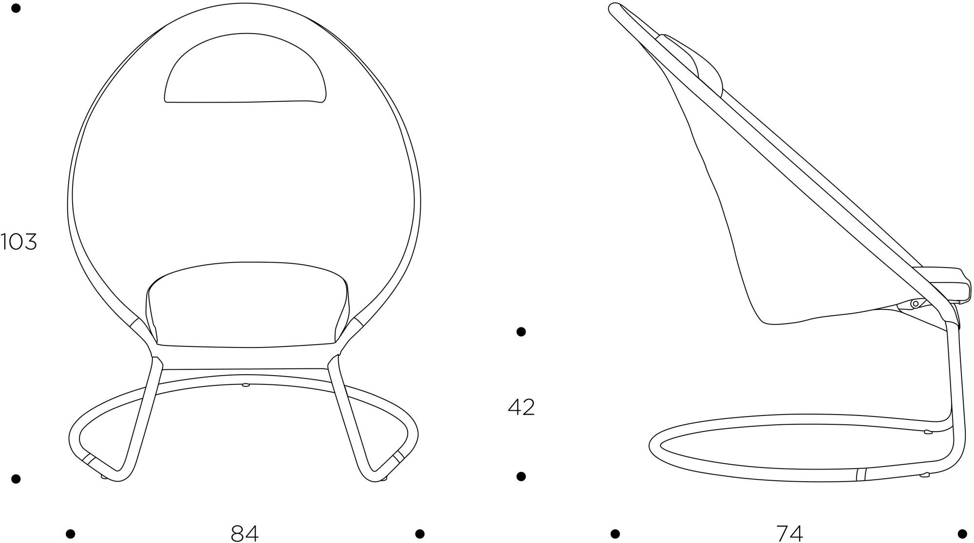 Lafuma Mobilier Консольное садовое кресло с подголовником Gordes Lfm2842 - Вид №10