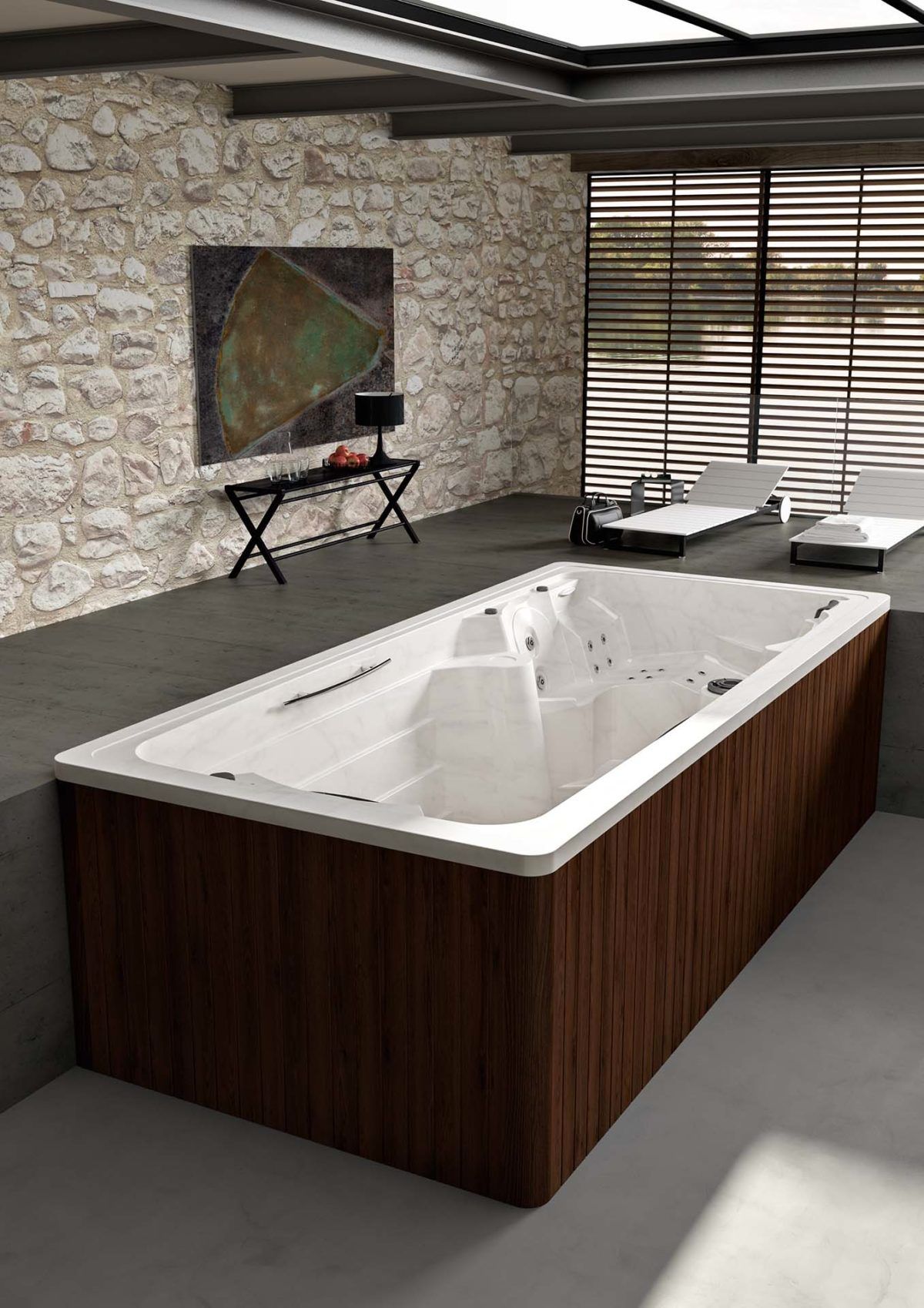 3-местный прямоугольный мини-бассейн с противоточным плаванием Albatros HARRY SWIM ARCH-00022318 - Вид №2