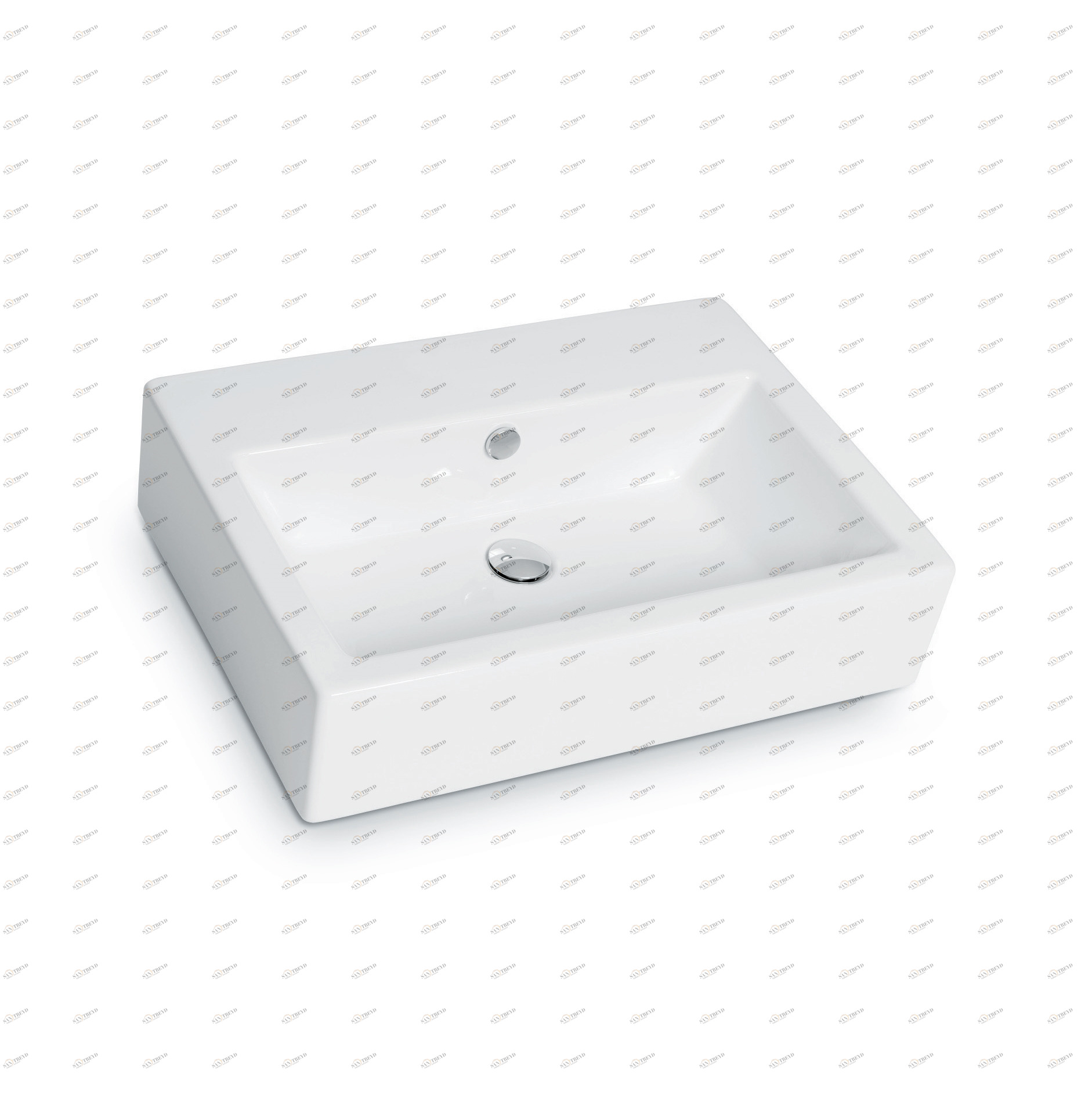 66345 Подвесная раковина настенная овальная Newform Lavabi белая