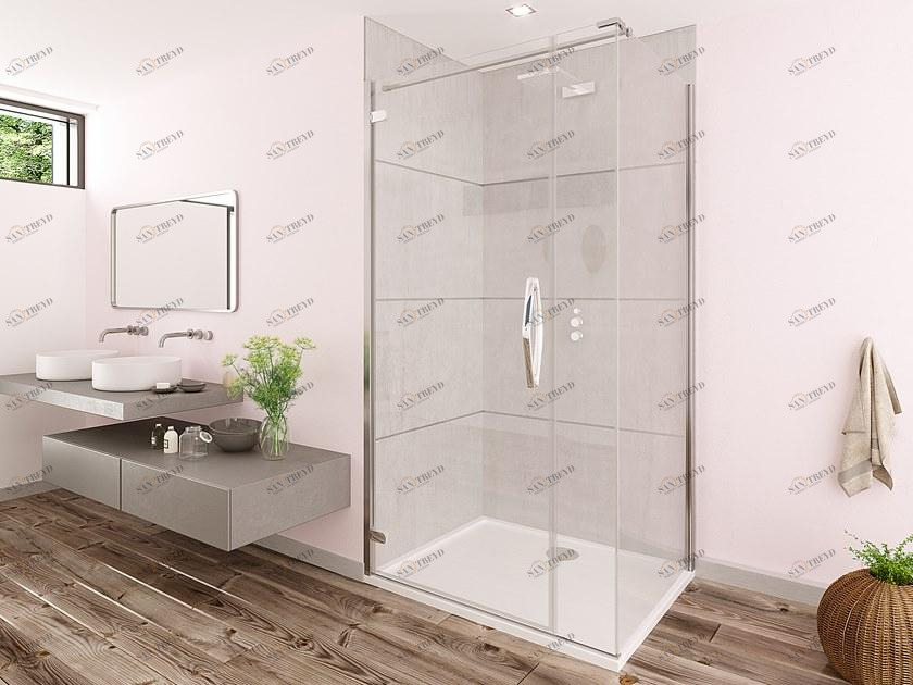 Flair Showers Распашная дверь для душа с фиксированной стороной Oro Oro ultraframeless - hinge door
