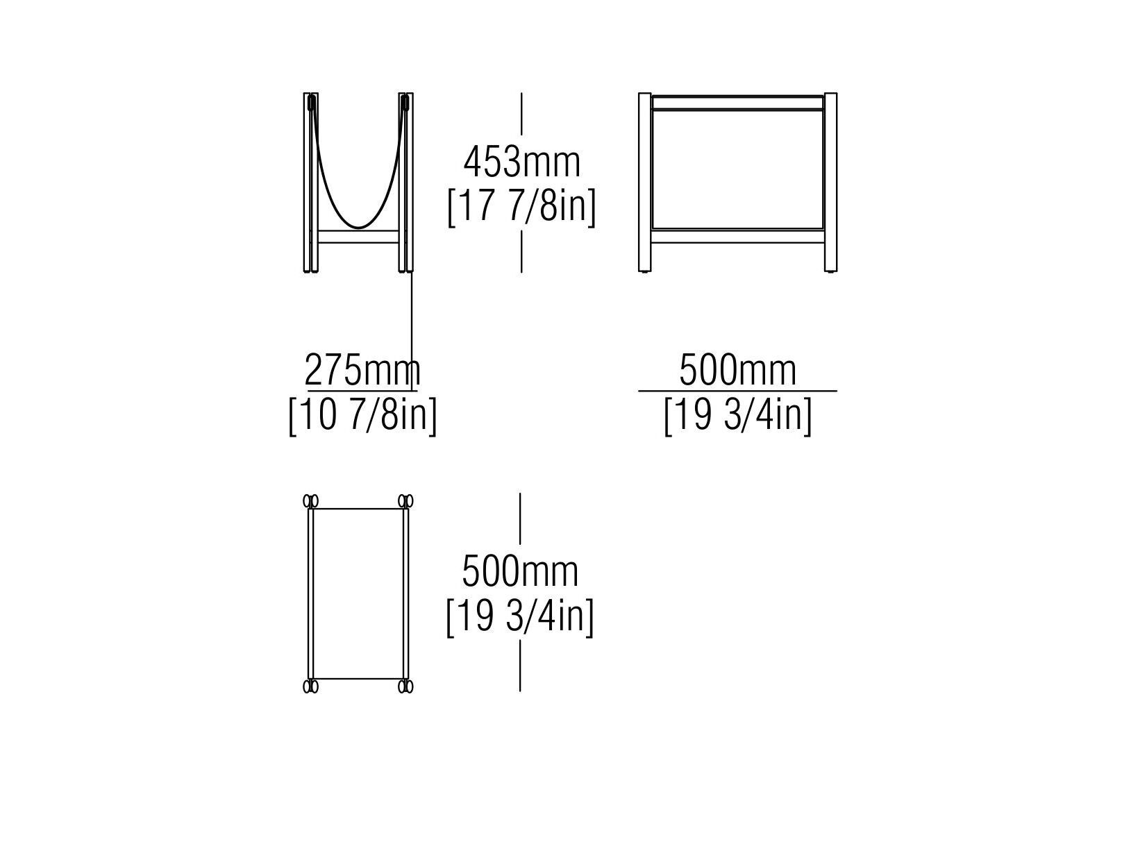 Кожаная стойка для журналов MisuraEmme DENVER ARCH-00057691 - Вид №7