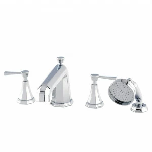 Traditional bathrooms ART DÉCO Wannenfüll- und Brausearmatur Pr3148/bn