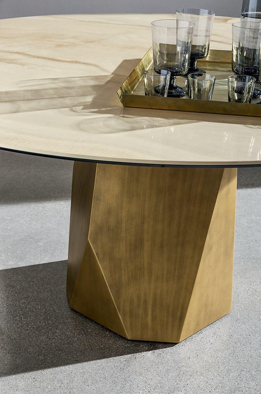 Sovet italia Круглый керамический стол Deod sun-id-1391688 - Вид №4