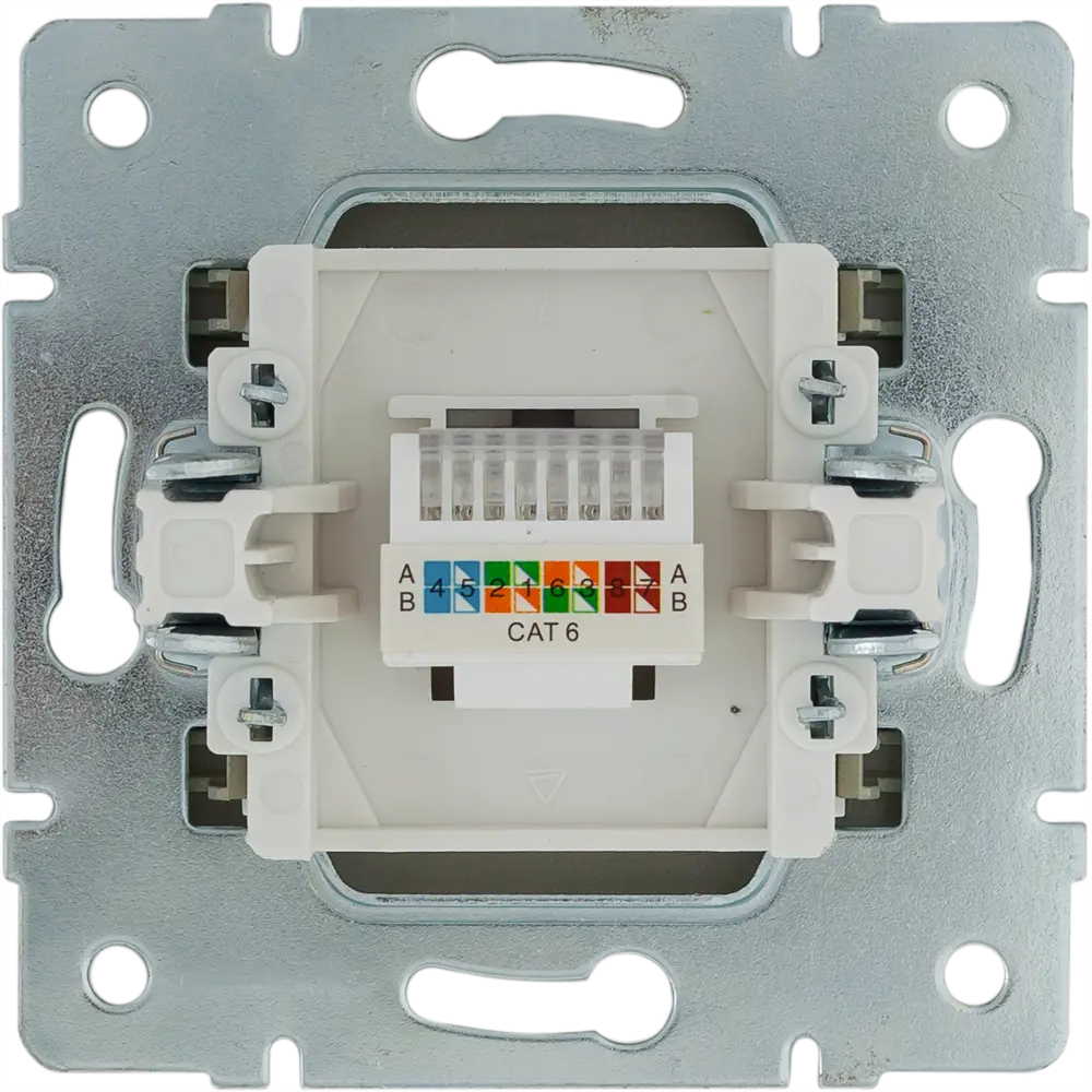 Розетка компьютерная встраиваемая Lexman Виктория RJ45, цвет матовая шампань 17921092 STLM-2085455 - Вид №4