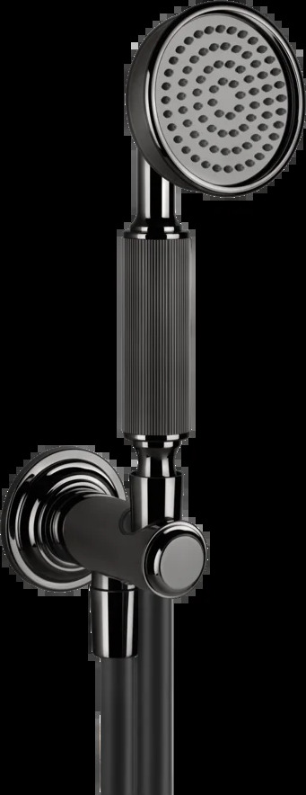 Душевой набор 65123 706 Gessi Venti20 ЧЕРНЫЙ МЕТАЛЛ PVD