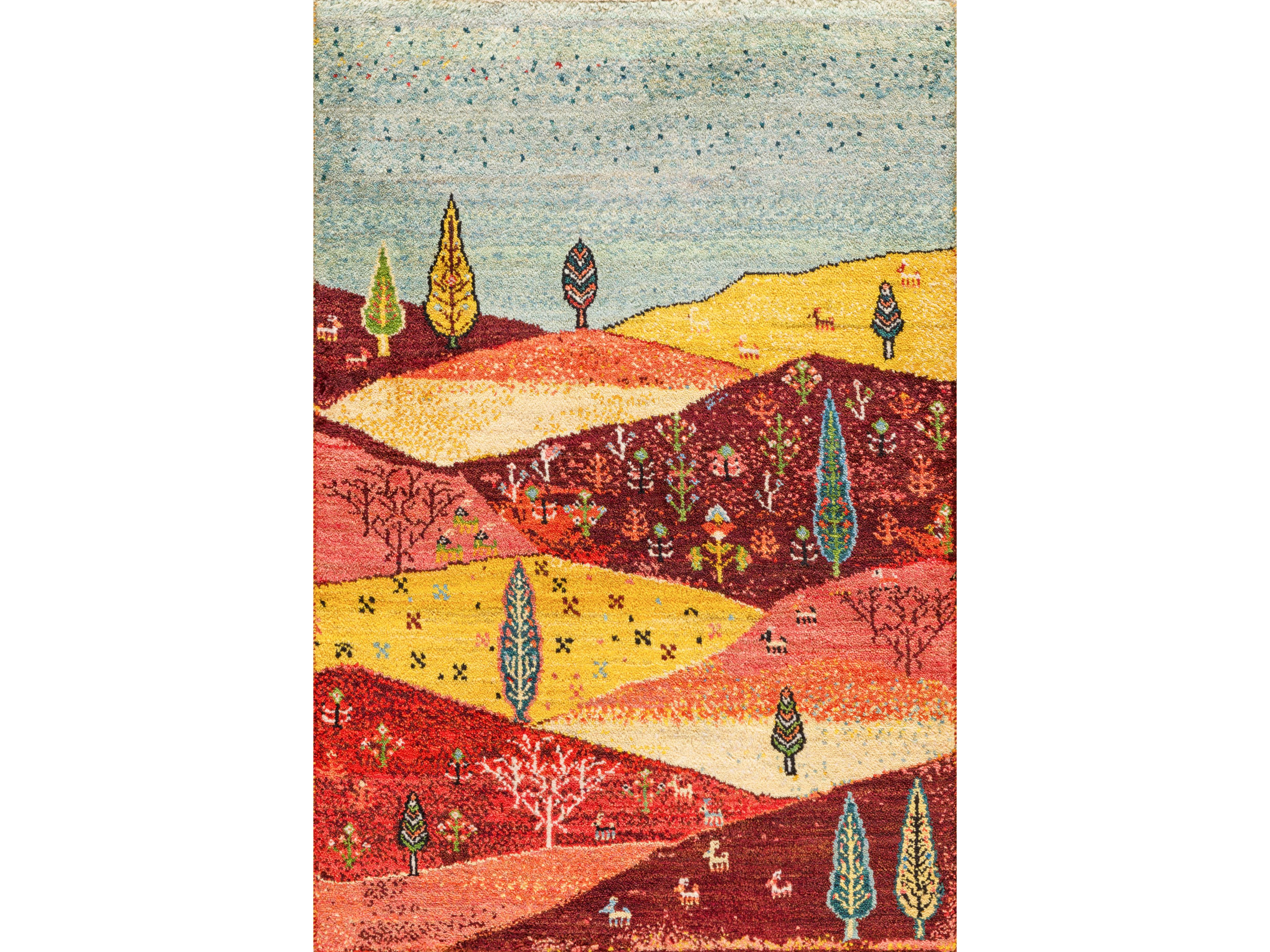 Прямоугольный шерстяной ковер Zollanvari Gabbehs Landscapes ARCH-00140451 - Вид №1