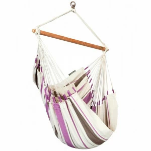 Подвесной гамак одноместный фиолетовый Caribena purple IMPEX  132313 Белый;фиолетовый