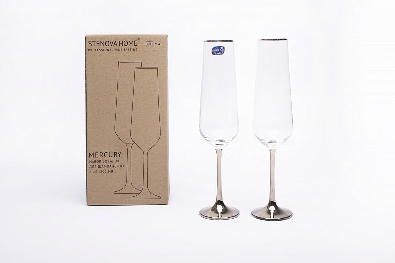 Victoria Stenova 611063 Набор бокалов для шампанского Mercury  - Вид №4