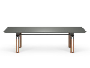 Прямоугольный стол для совещаний с кожаной обивкой