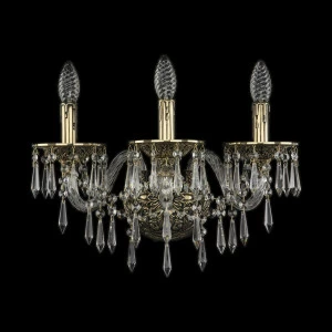 Бра настенное золотистое Bohemia Ivele 16103B XL BOHEMIA IVELE СВЕЧА 00-3889060 Золото
