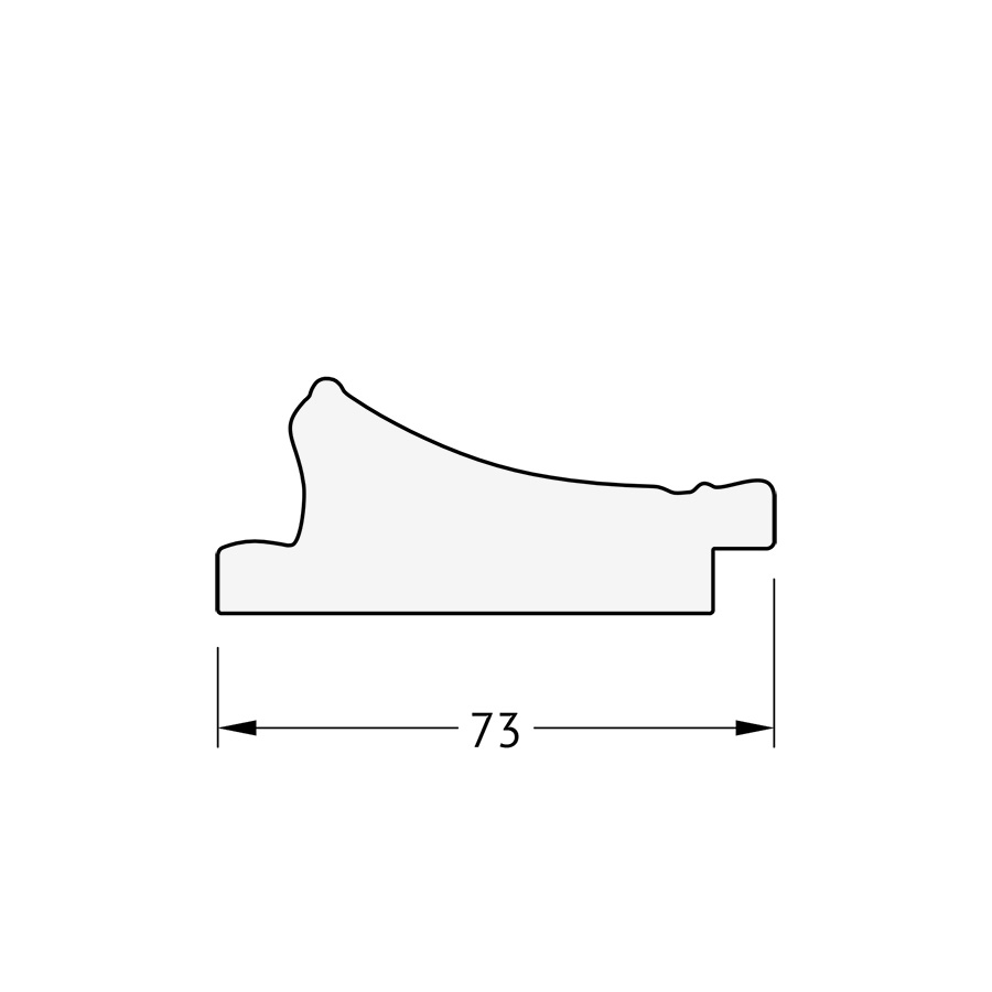 BY 1253 Зеркало с фацетом в багетной раме - медный эльдорадо 73 mm EVOFORM Exclusive - Вид №3