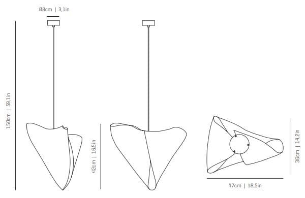 Светодиодный подвесной светильник из нержавеющей стали A-Emotional Light Ballet ARCH-00084878 - Вид №8