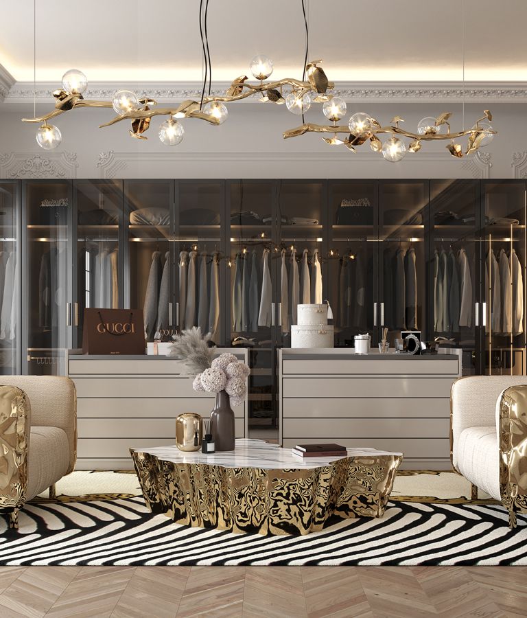 0-146 Золотой центральный стол Eden Boca Do Lobo  - Вид №26