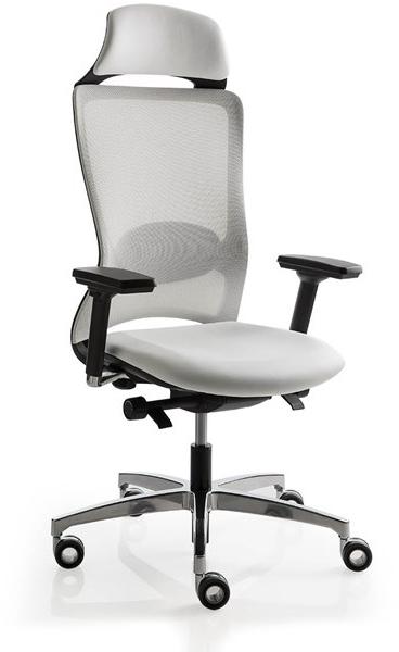 Luxy Кресло руководителя с поворотной сеткой и подголовником Pop Pp1 - Вид №1