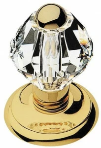 LINEA CALI' Дверная ручка из хромированной латуни с кристаллами swarovski® Crystal