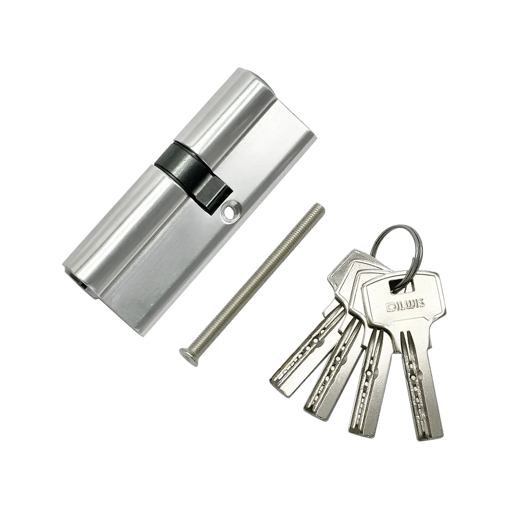 Цилиндр для замка DILWIS L2 35x45 мм ключ-ключ цвет хром STLM-2107525 - Вид №1