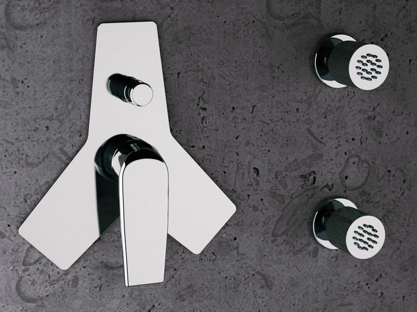 Remer Rubinetterie Смеситель для душа, однорычажный, с переключателем Atmos A09v - Вид №1