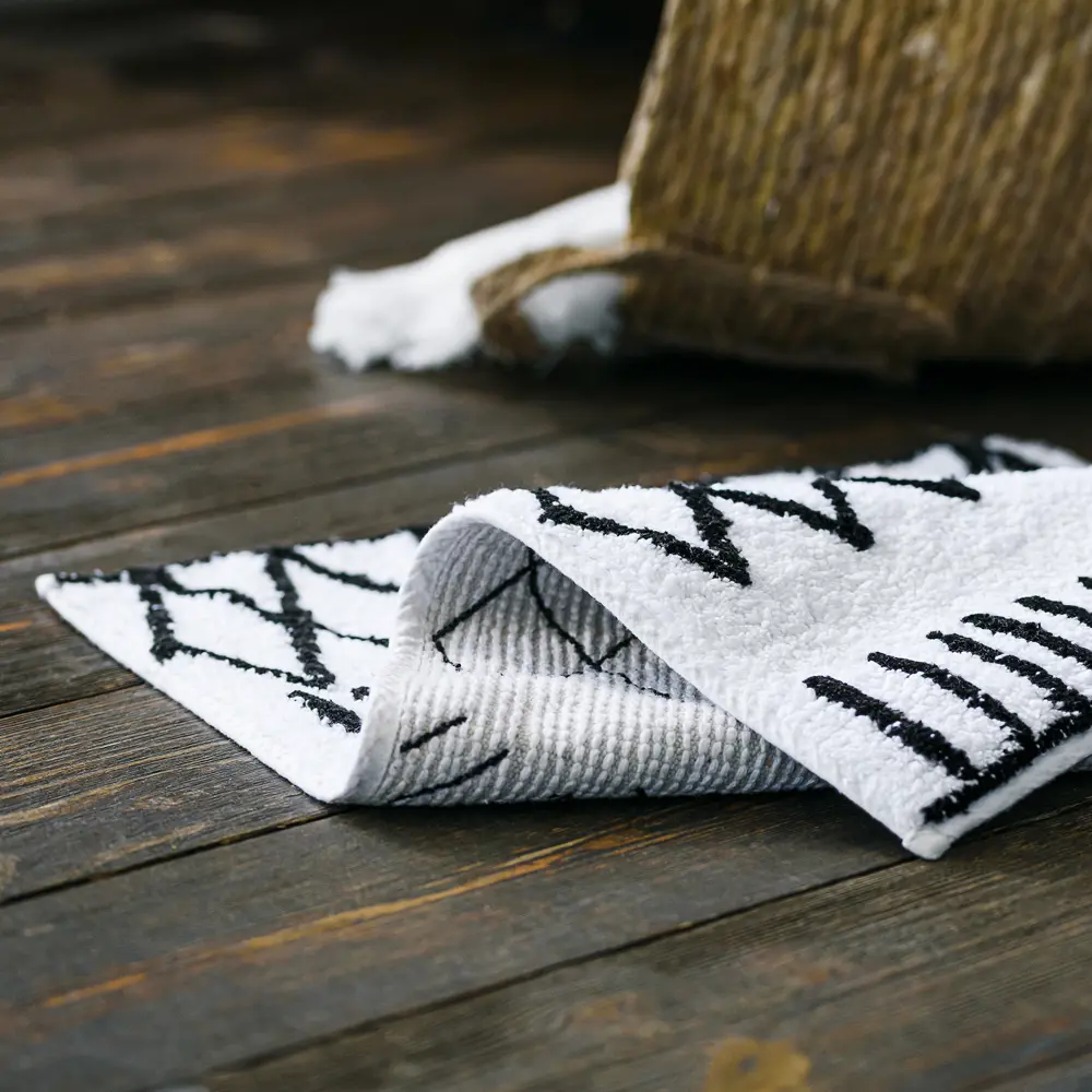 Коврик для ванной комнаты Moroshka Nomads 40х60 см цвет белый STLM-2017972 - Вид №5