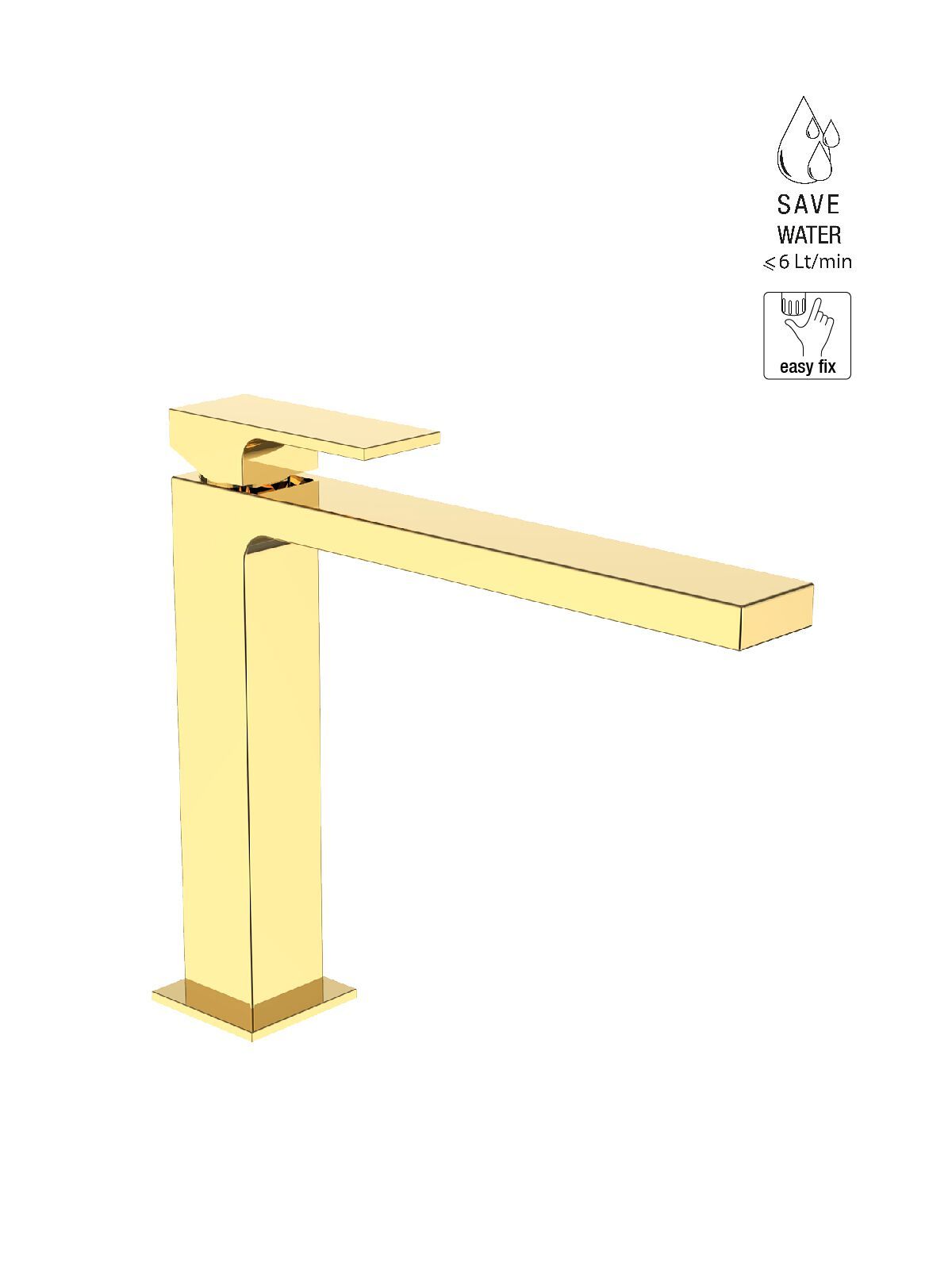 Однорычажный смеситель для раковины с ограничителем расхода Rubinetterie Frattini Vita Due ARCH-00031898 - Вид №2