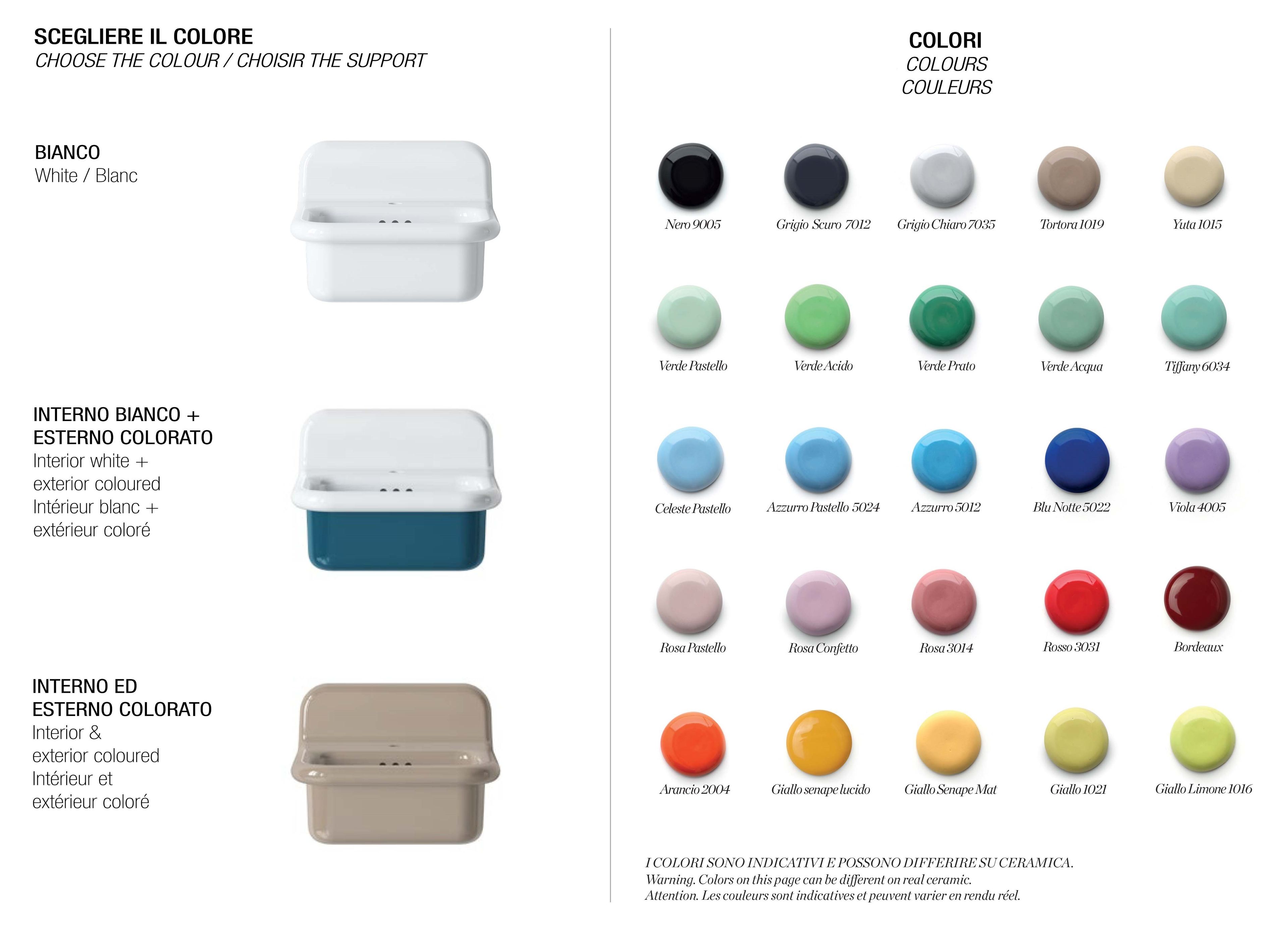 Керамическая прямоугольная двойная подвесная раковина BLEU PROVENCE True Colors Lite ARCH-00104012 - Вид №4