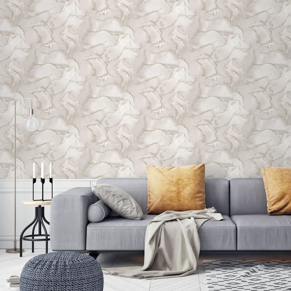 Флизелиновые обои ATELIERO Alicante бежевые - элегантность в каждом рулоне 84897581 STLM-0057065 - Вид №2