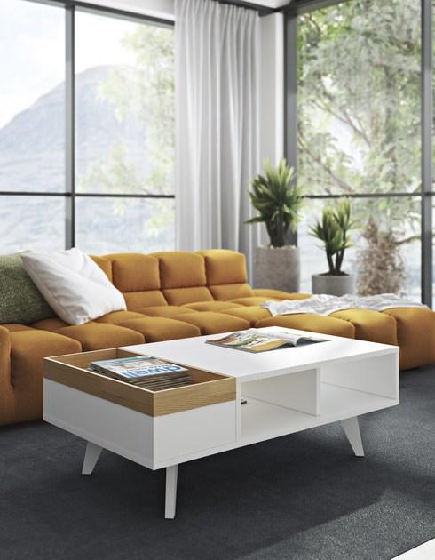 TemaHome Низкий столик с журнальной полкой sun-id-1409038 - Вид №3