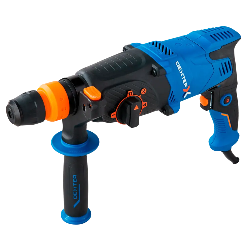 Перфоратор сетевой SDS-plus Dexter 5 800RH2-30.5, 800 Вт, 2.9 Дж STLM-2091915