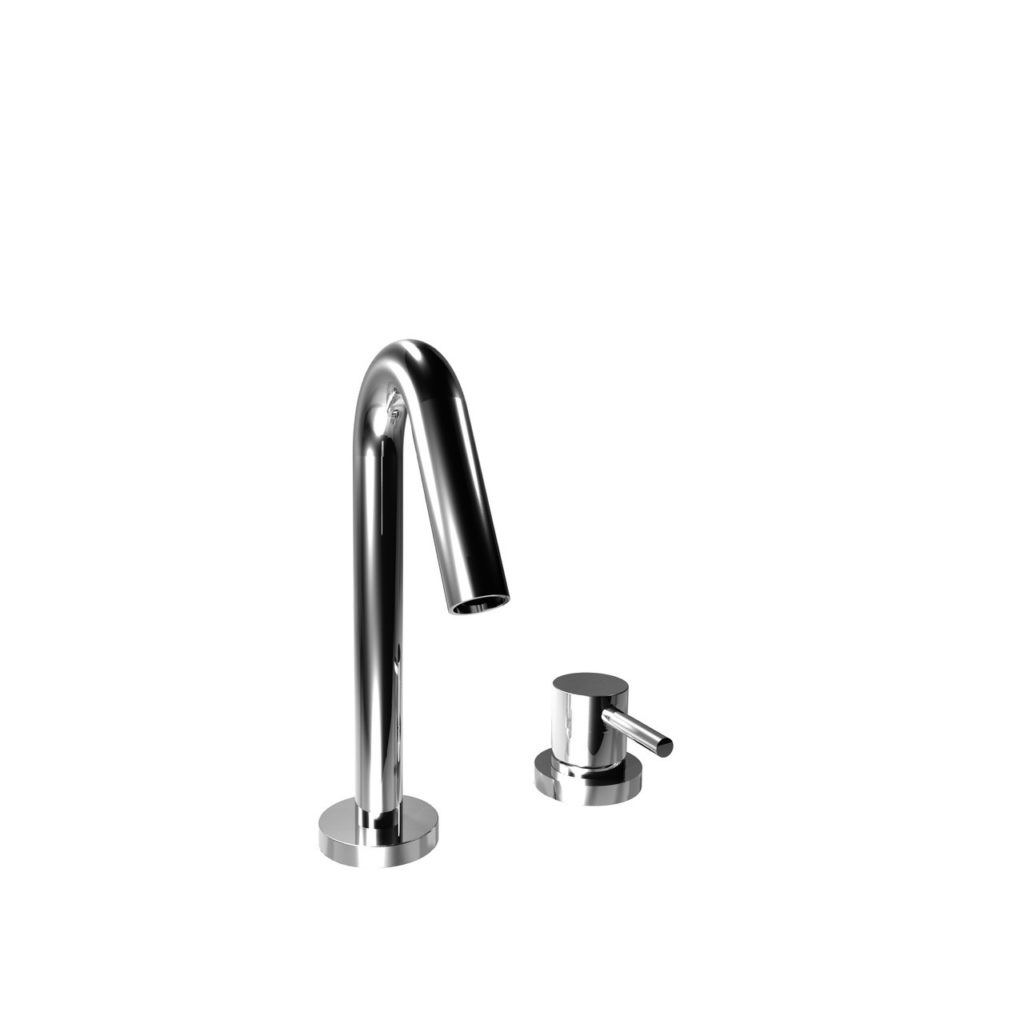 68501 / PR Смеситель для раковины на два отверстия со сливом clic-clac. Bongio On 68501/PR