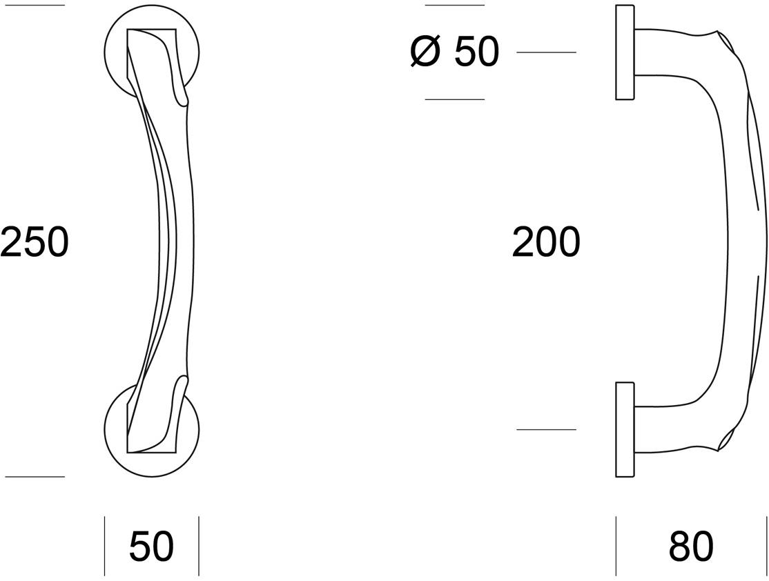 Ento Ручка в современном стиле Anatomica 4874 - Вид №1