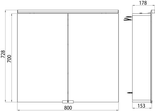 Emco Bad Настенное зеркало с контейнером sun-id-1422323 - Вид №10