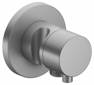 59541171201 Встраиваемый запорный вентиль с выводом для шланга и держателем лейки DN 15 KEUCO IXMO