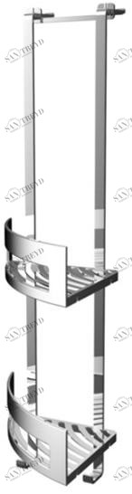 Emco Bad Полка для ванной из металла System2 3545 001 26