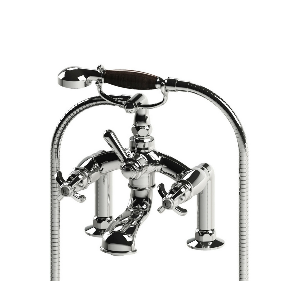 TCBW1920702BSMD 1920 Смеситель для душа с крестообразным шлицем на террасе для ванны Thomas Crapper 