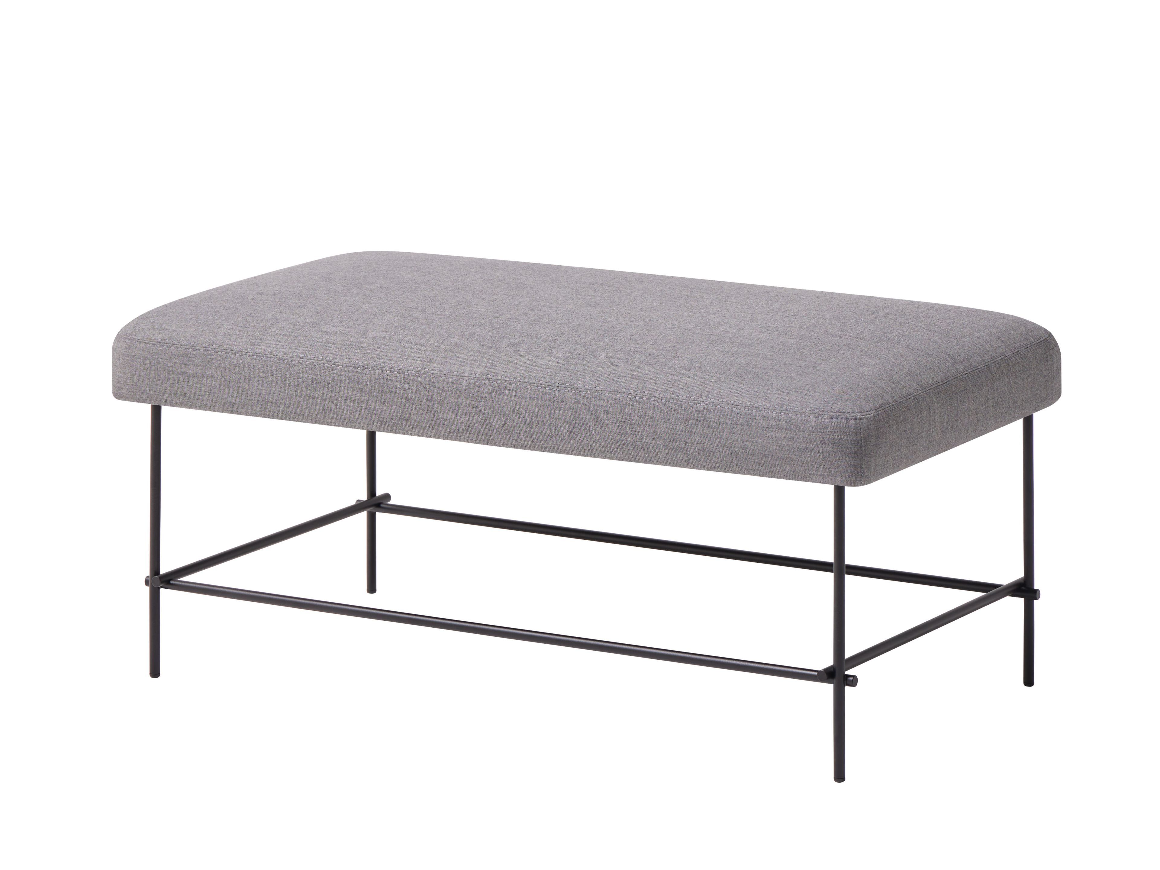 Мягкая скамейка из ткани и металла INCLASS Nuc ARCH-00047608 - Вид №1