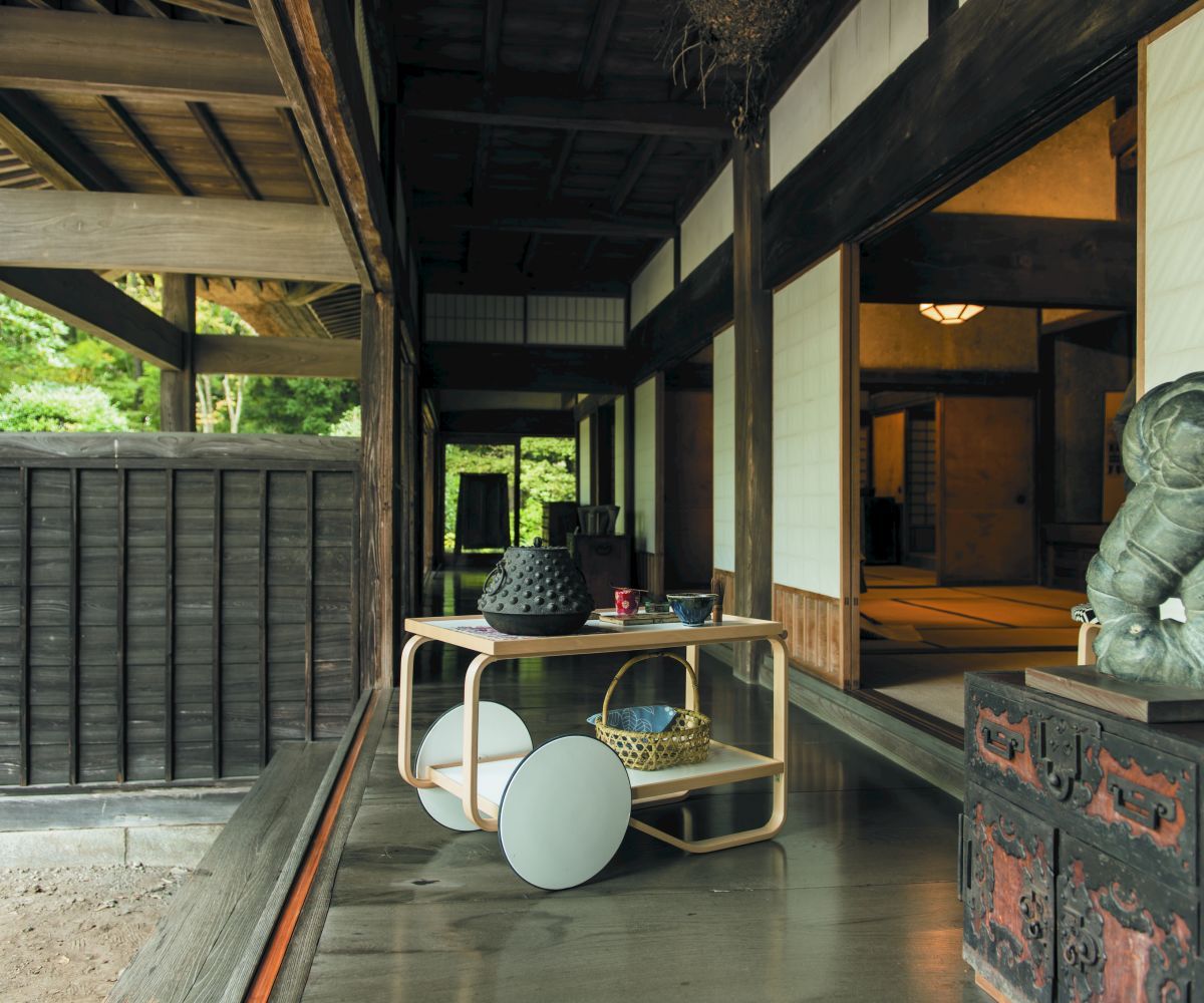 Тележка для еды из березы Artek 901 TEA TROLLEY ARCH-00048601 - Вид №4