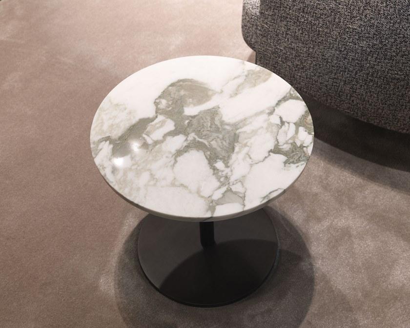 MisuraEmme Высокий круглый мраморный журнальный столик Misuraemme sun-id-1504378 - Вид №4