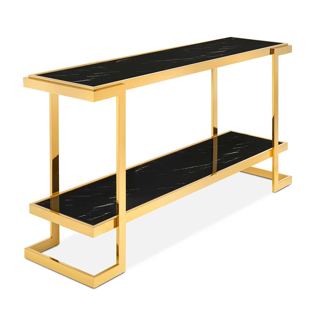 450286-18 ABHIKA CONSOLLE CROWNE MAR H56 150X40 WHITE/GOLD  - Вид №3