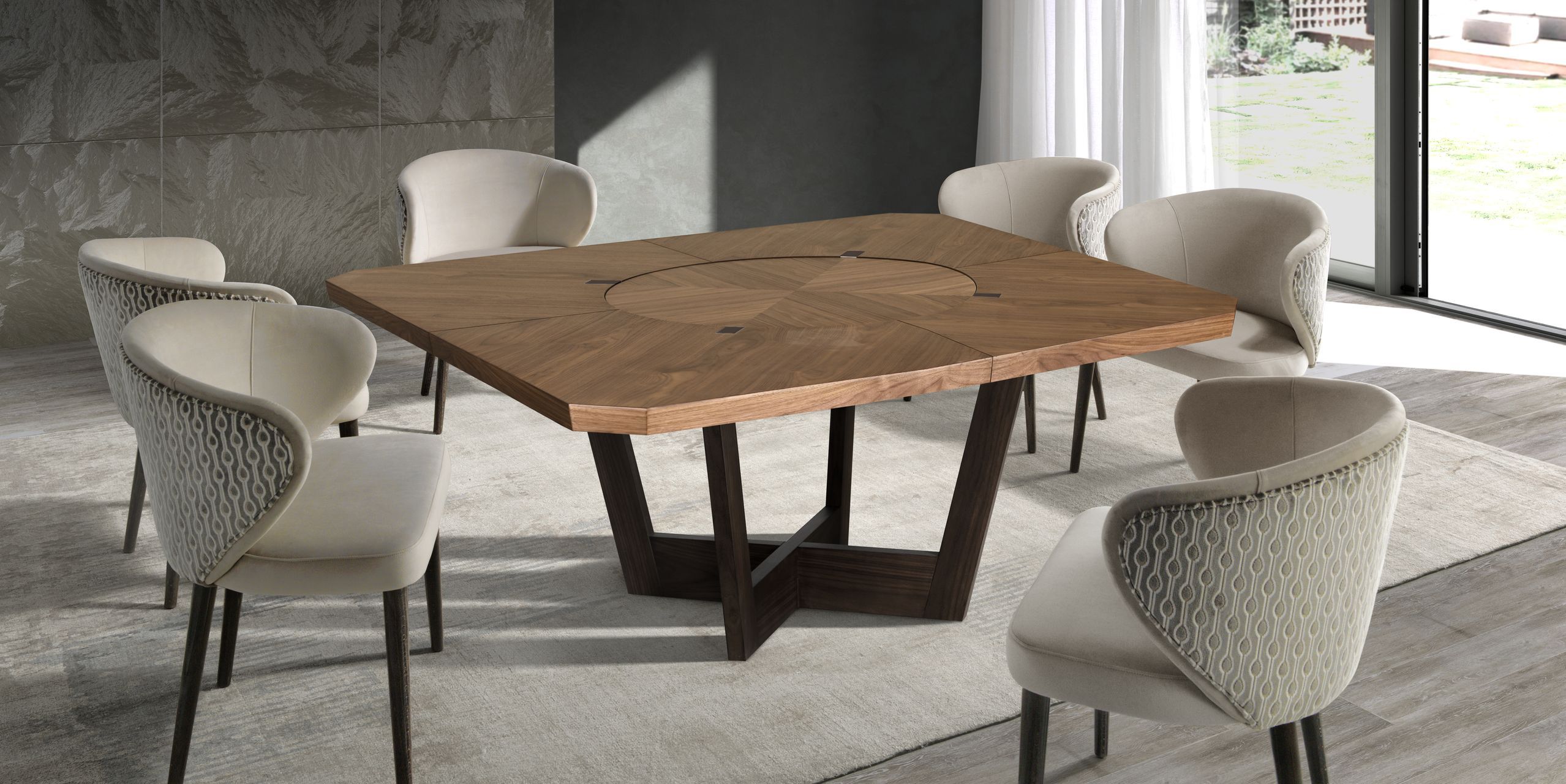 Деревянный квадратный стол Hurtado Evolution ARCH-00052648 - Вид №1