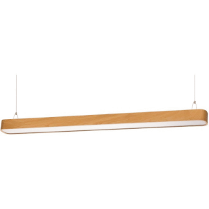 Светильник подвесной светодиодный Woody-PLL20W-3K, 5 м², дерево, тёплый белый свет