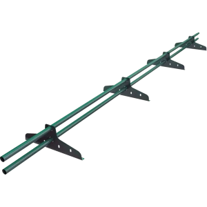 Снегозадержатель для металлической кровли трубчатый Docke 3 м RAL 6005 зеленый