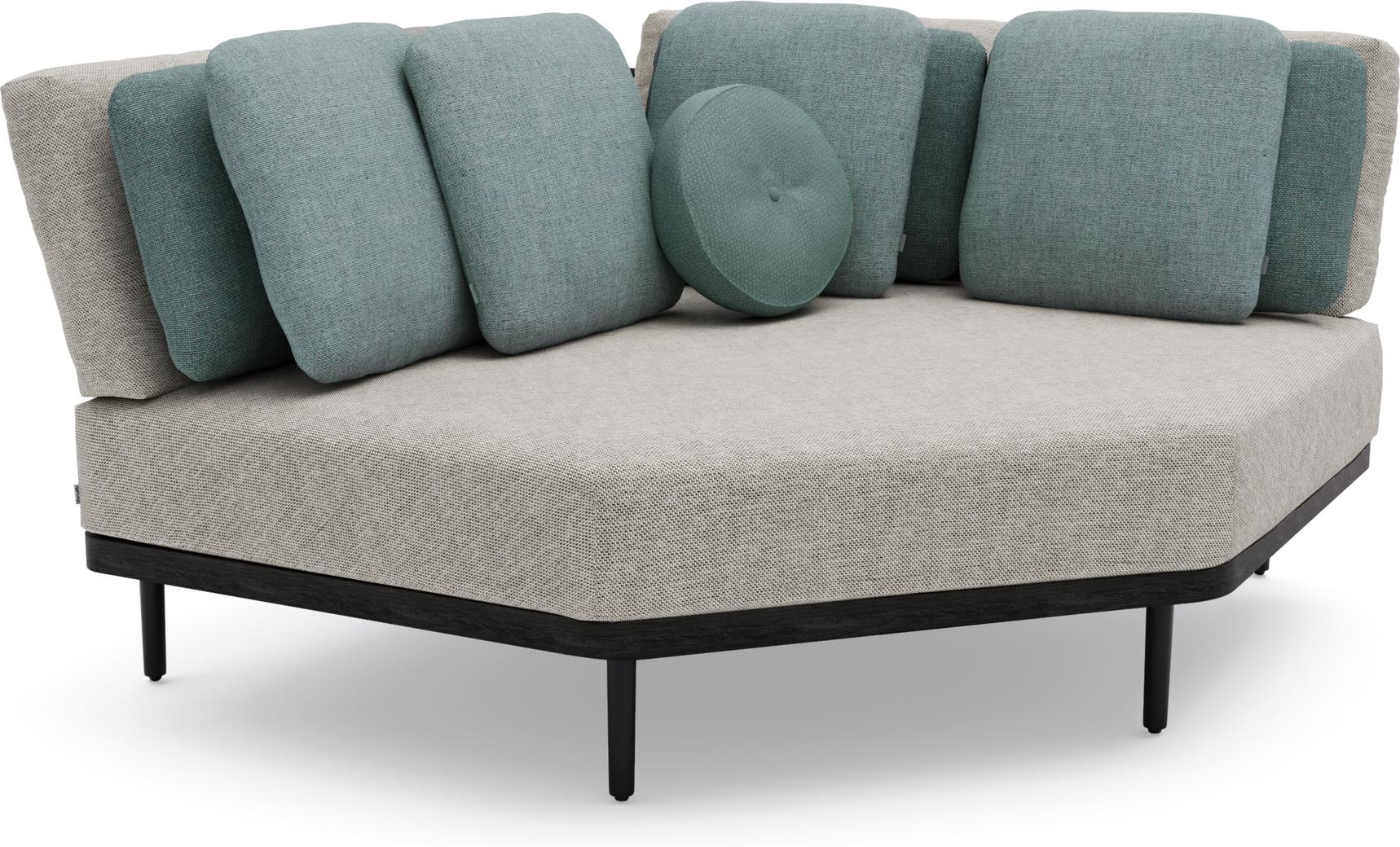 MNST275 Угловой teak nero черный Manutti Flex