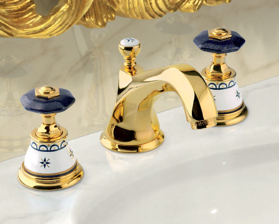 1932 ** 15C Смеситель для раковины на одно отверстие Nicolazzi Series Teide Chic  - Вид №4