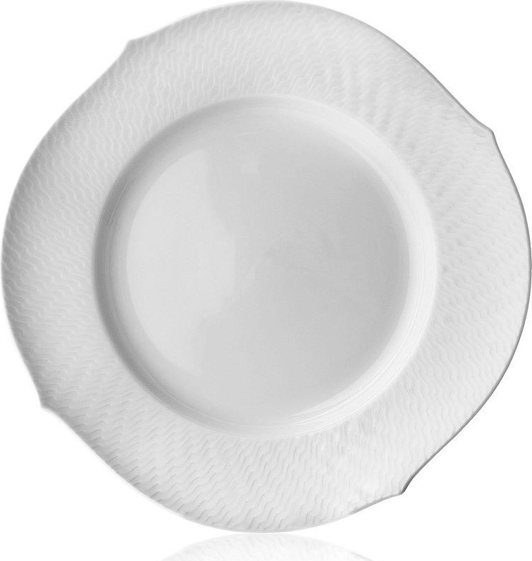 58337 Meissen Тарелка закусочная 22,5см "Игра волн, рельеф, белый" Фарфор, Керамика 