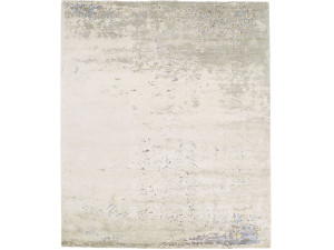 Прямоугольный ковер ручной работы из шерсти и шелка