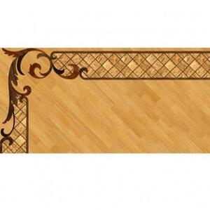 Художественный паркет Da Vinci Паркетный Бордюр 26-117 Орех Европейский (Грецкий) Селект (Гладкая) 1000х200 мм.