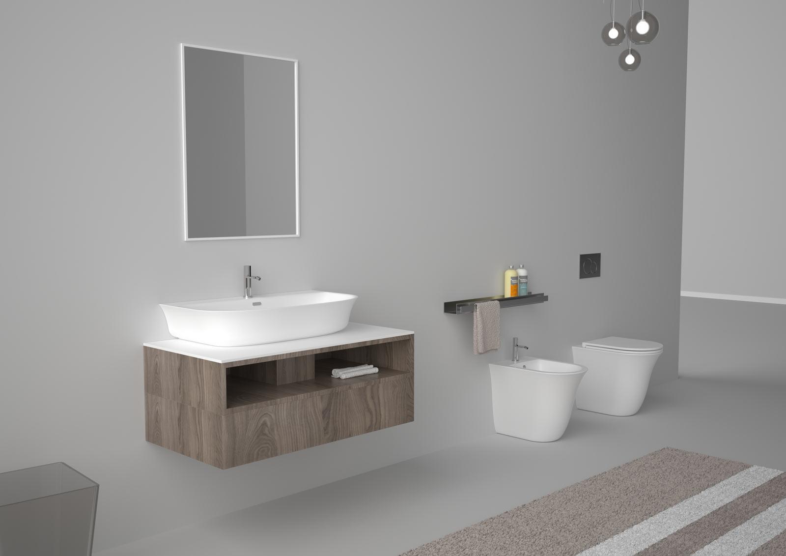 FLWC0116 Напольный унитаз приставной GSG CERAMIC Flut - Вид №11