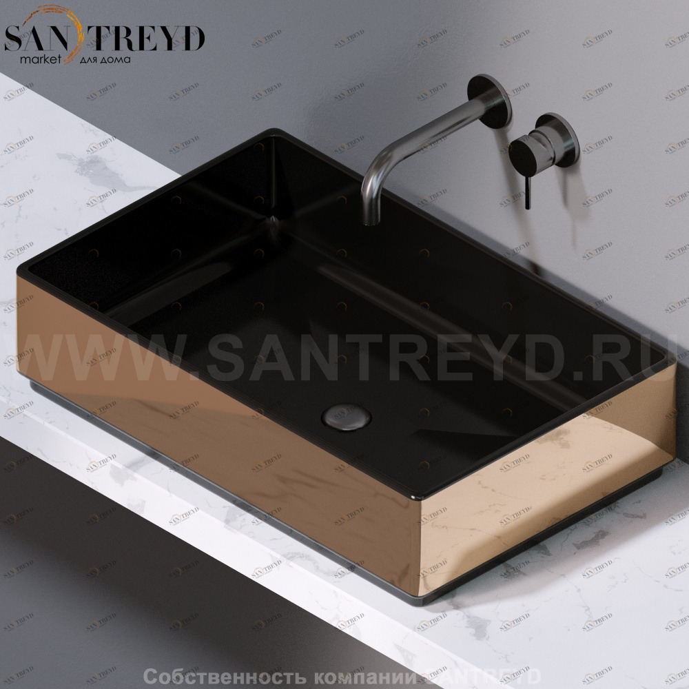 L620258 Накладная раковина на столешницу  прямоугольная A. e T. Italia Fly AeT ITALIA