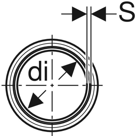 393.510.14.1 Труба Geberit Silent-Pro с двумя раструбными муфтами Geberit  - Вид №3
