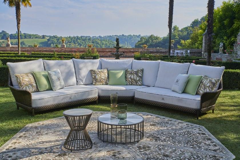 Samuele Mazza Outdoor Модульный угловой 5-местный садовый диван Aralia sun-id-1456247 - Вид №1