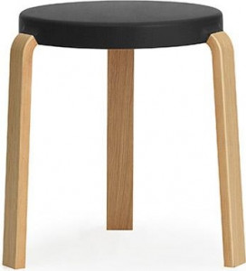 602251 Tap Stool Oak / Black Normann Copenhagen